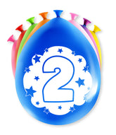 Ballonnen 2 Jaar Hoera 8st